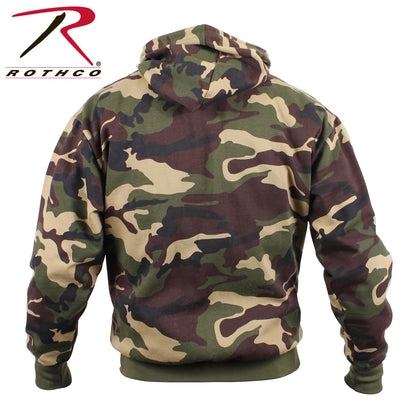 Camo Pullover Hooded Sweatshirt