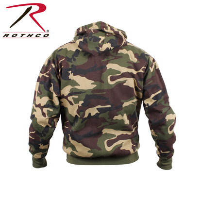 Camo Pullover Hooded Sweatshirt