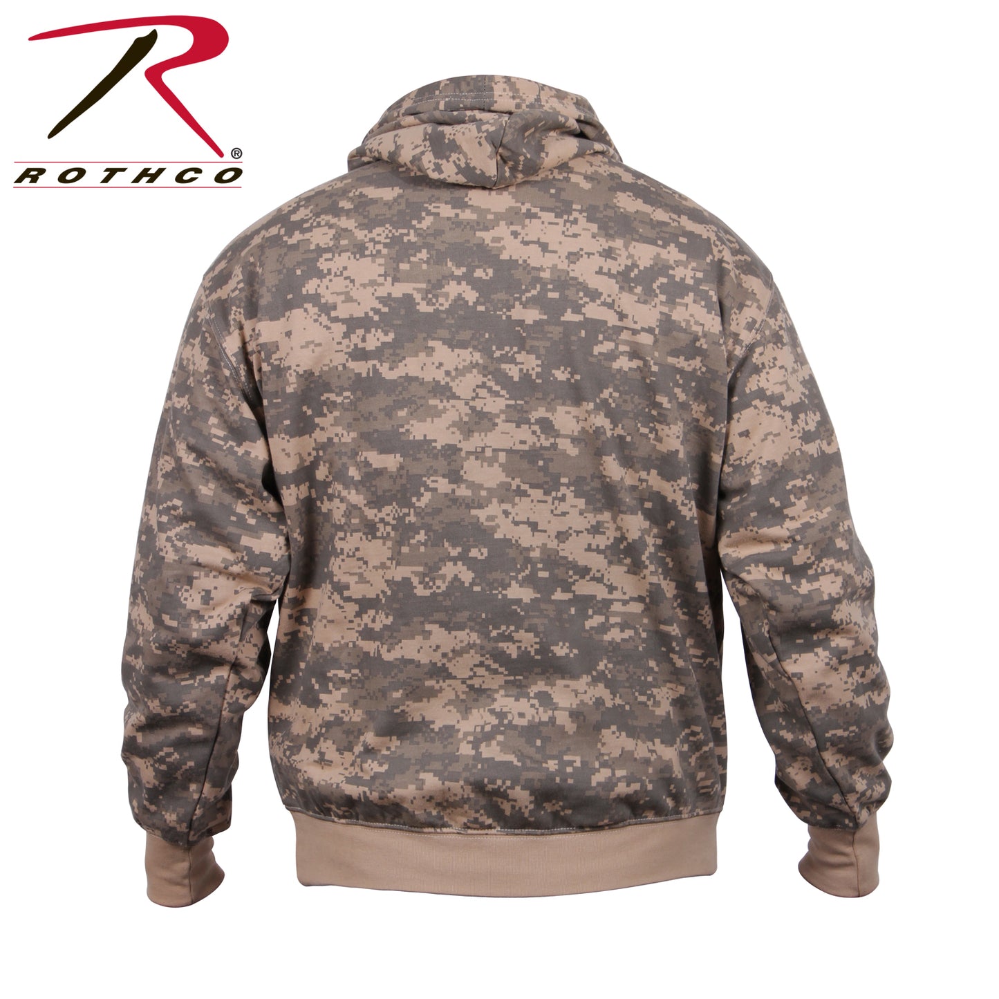 Camo Pullover Hooded Sweatshirt