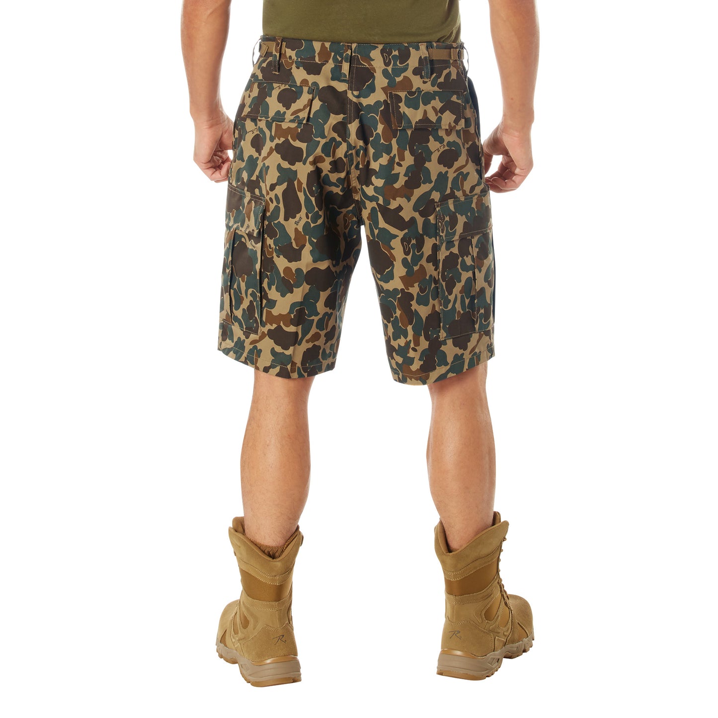 Colored Camo BDU Shorts