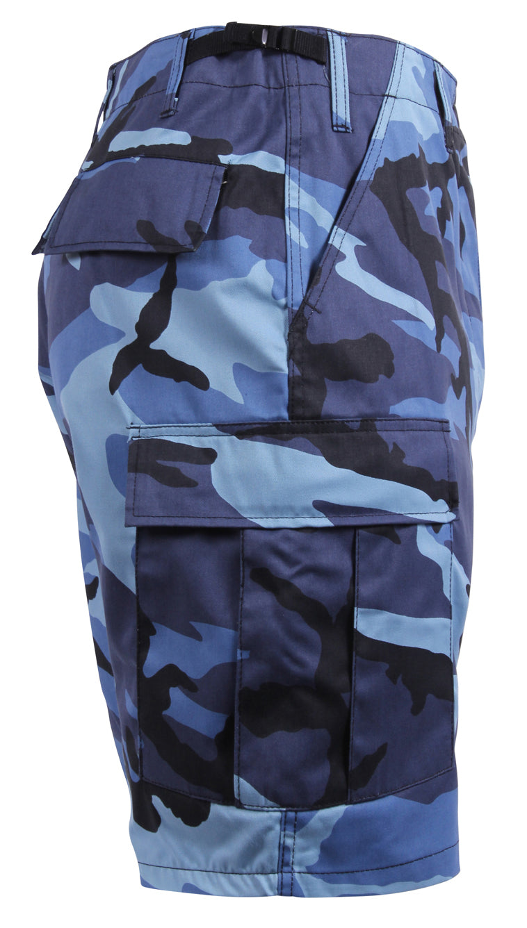 Colored Camo BDU Shorts