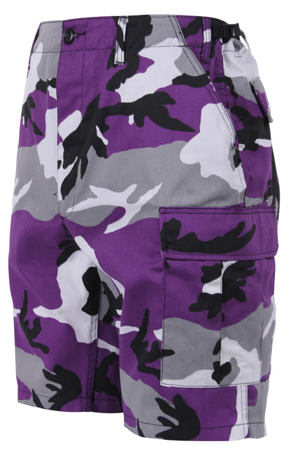 Colored Camo BDU Shorts