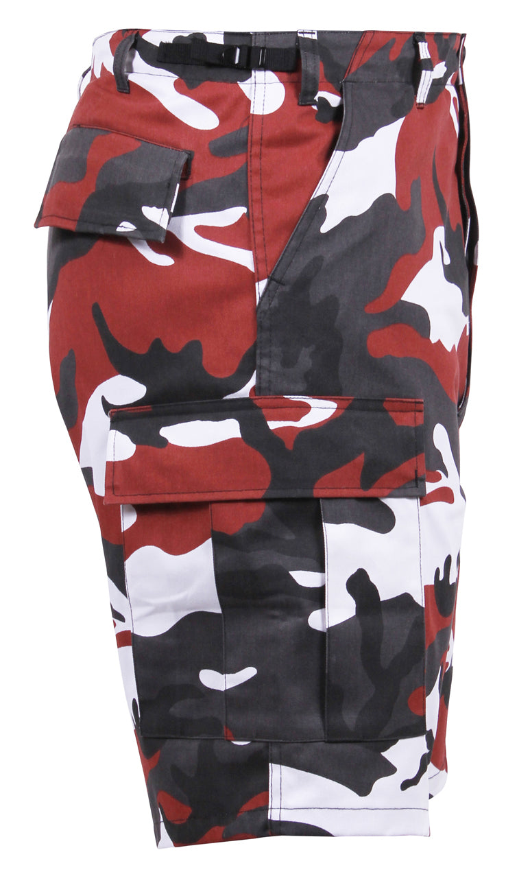 Colored Camo BDU Shorts