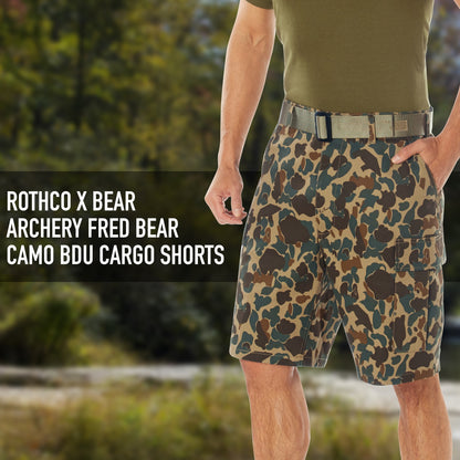 Colored Camo BDU Shorts