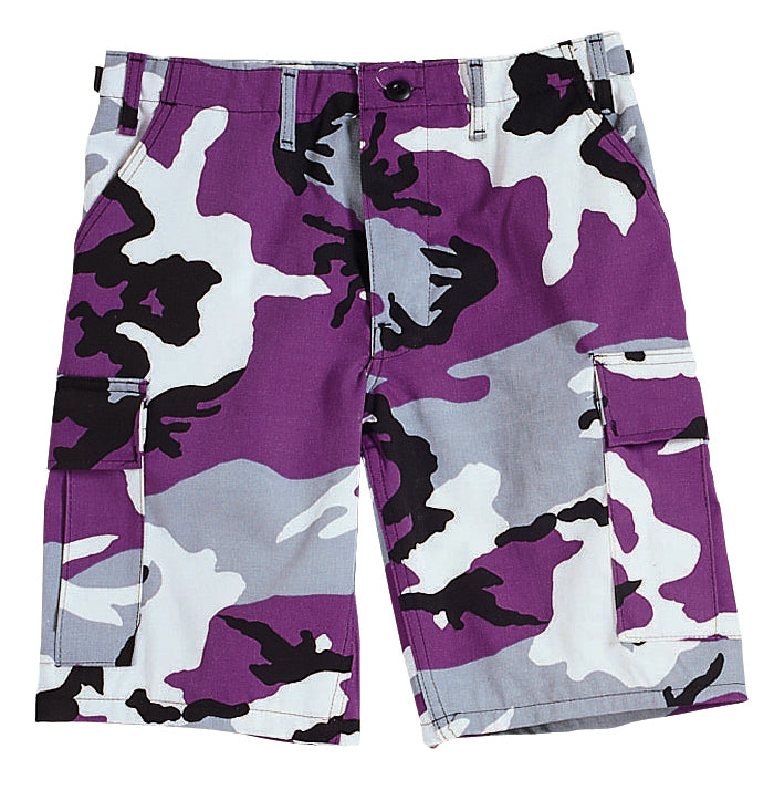 Colored Camo BDU Shorts