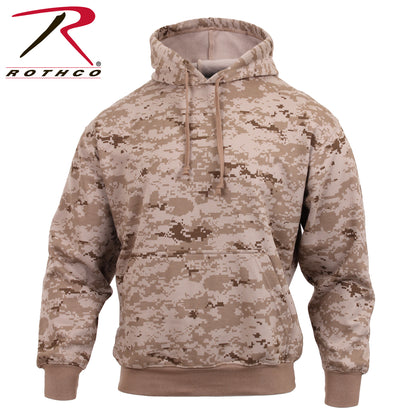 Camo Pullover Hooded Sweatshirt