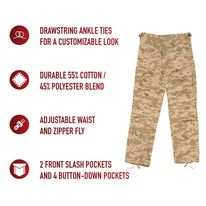 Kids Digital Camo BDU Pants