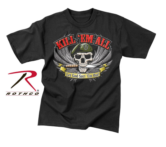 Rothco Kill 'Em All T-Shirt - Tactical Choice Plus