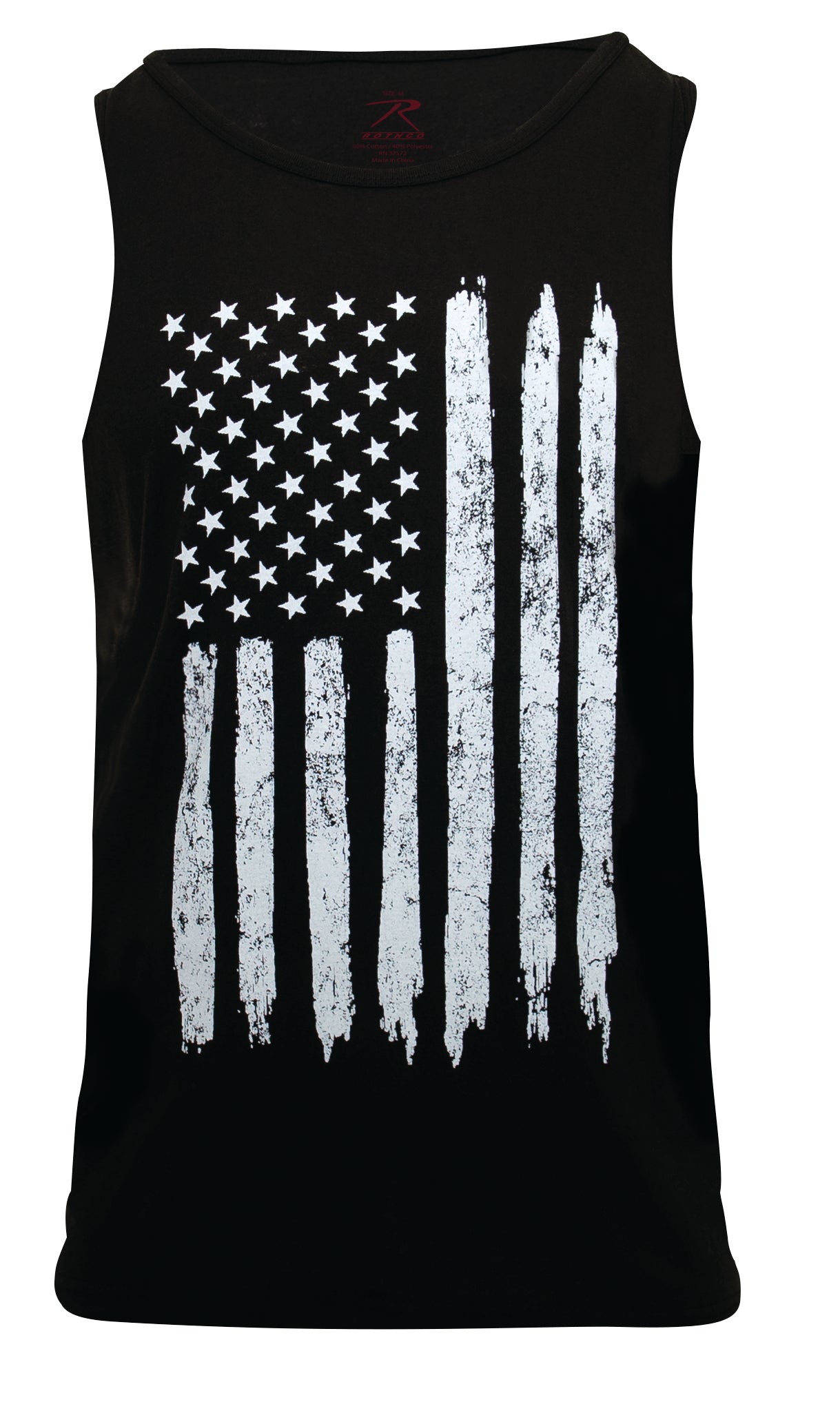 Distressed U.S. Flag Tank Top