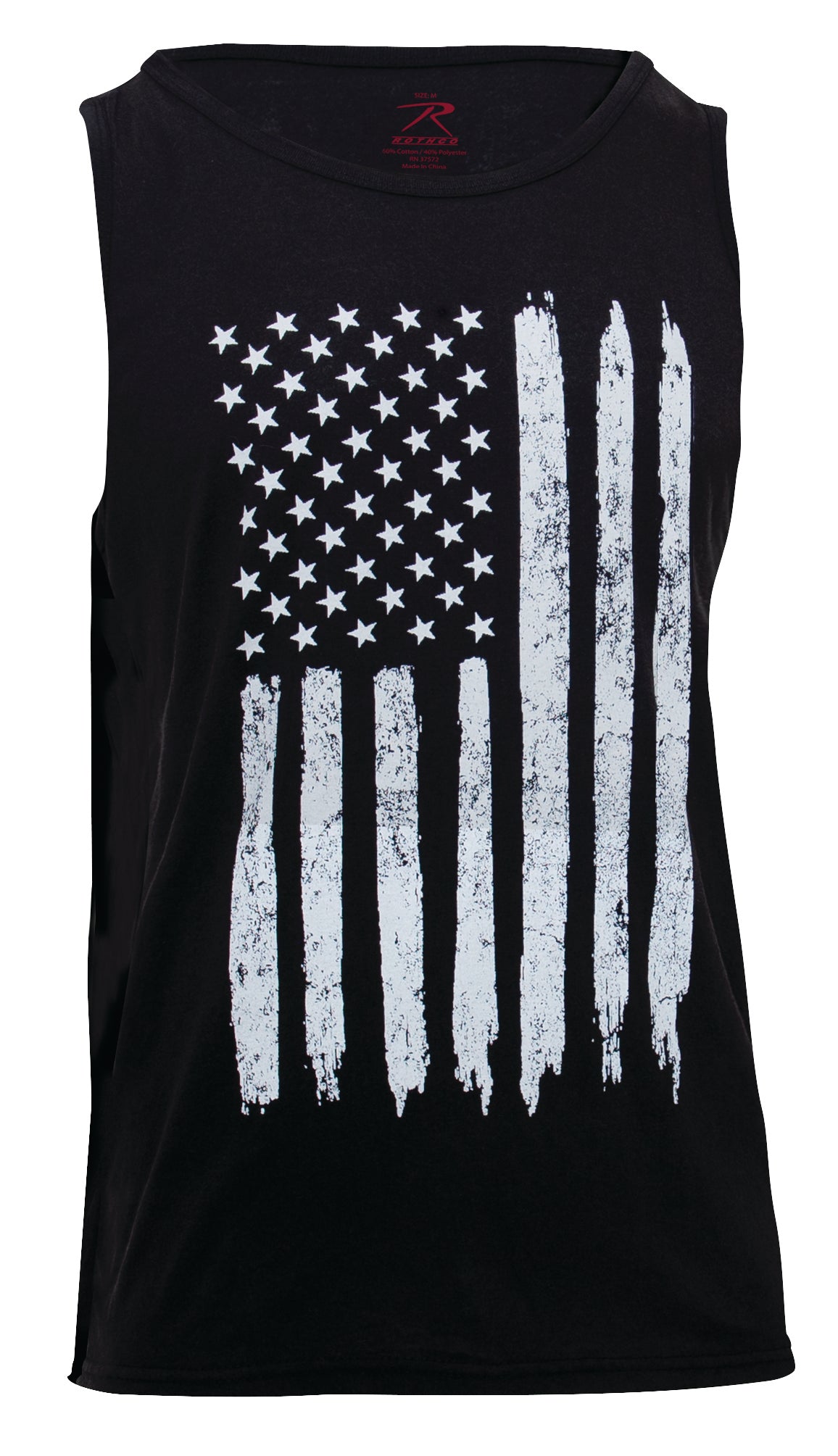 Distressed U.S. Flag Tank Top