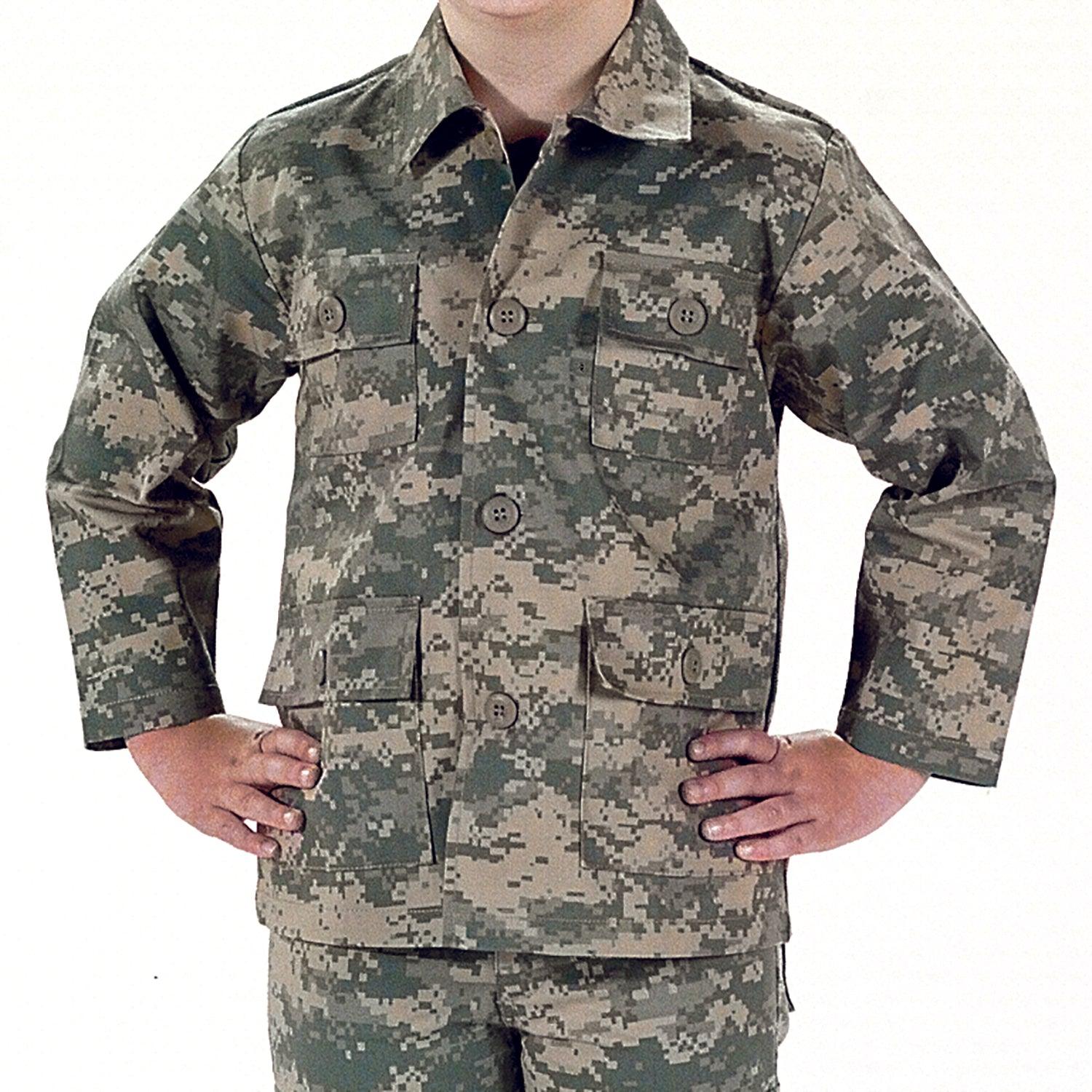 Kids Camo BDU Shirt - Tactical Choice Plus