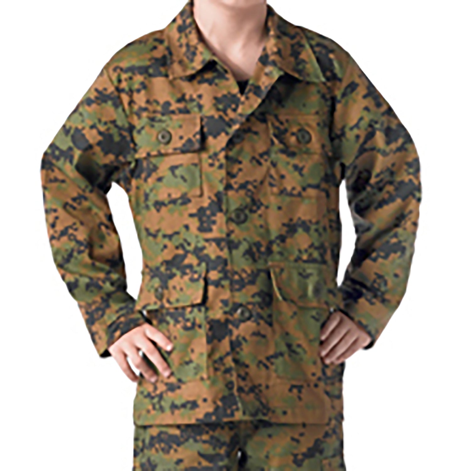 Kids Camo BDU Shirt - Tactical Choice Plus