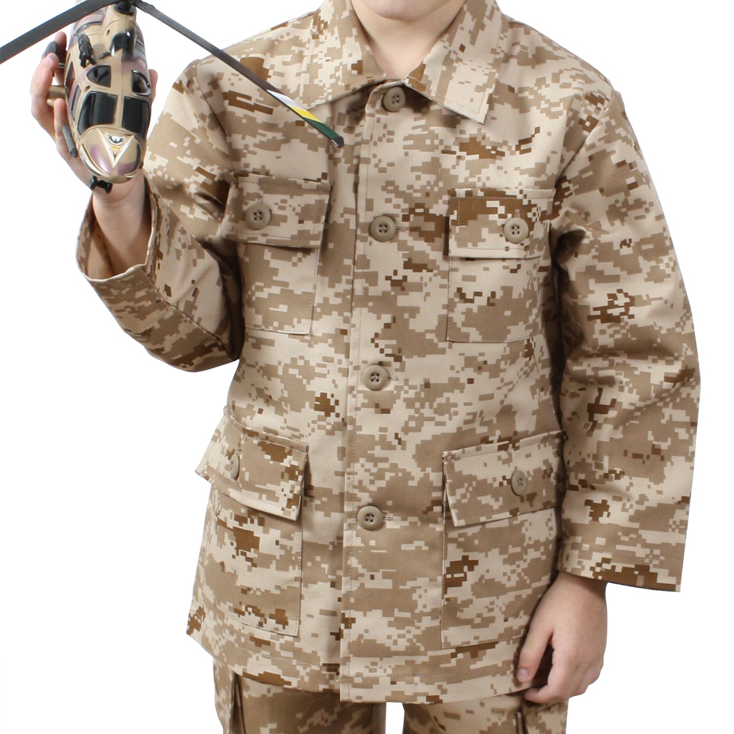 Kids Camo BDU Shirt - Tactical Choice Plus