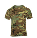 Rothco Woodland Camo T-Shirt With Pocket - Tactical Choice Plus