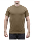 Rothco Solid Color T-Shirt with Cotton / Polyester Blend - Tactical Choice Plus