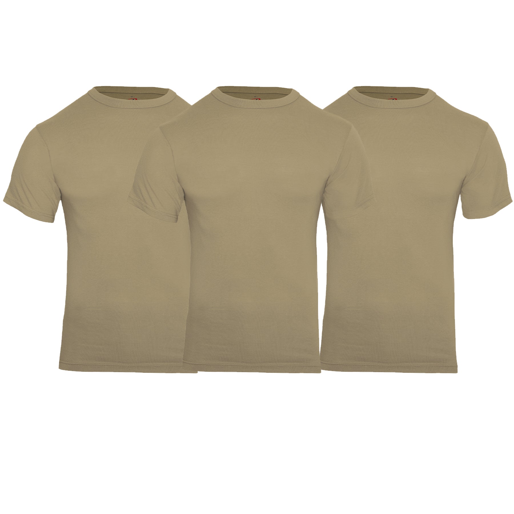 Rothco Solid Color T-Shirt with Cotton / Polyester Blend - Tactical Choice Plus