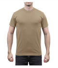 Rothco Solid Color T-Shirt with Cotton / Polyester Blend - Tactical Choice Plus