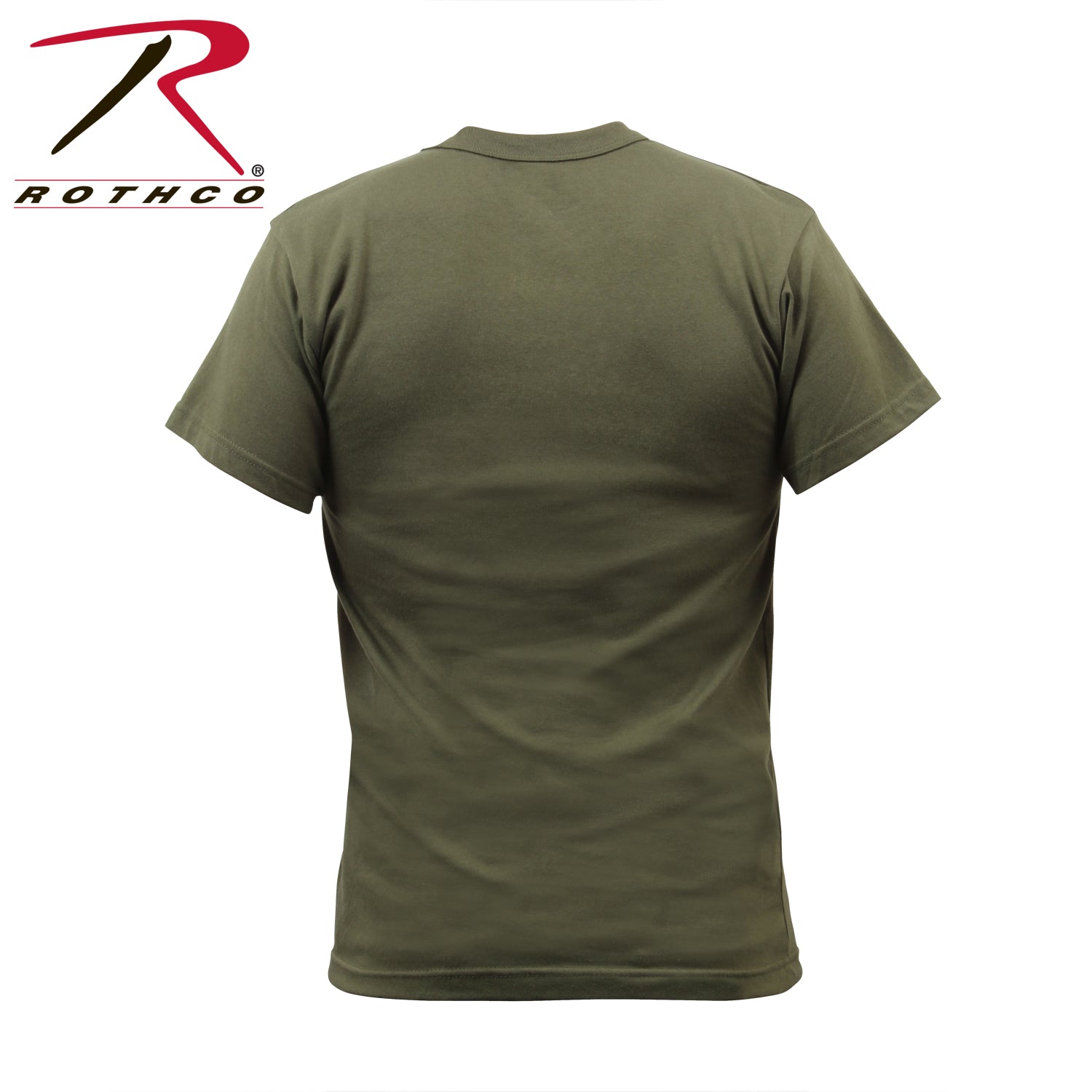 Rothco Solid Color T-Shirt with Cotton / Polyester Blend - Tactical Choice Plus