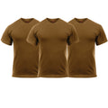 Rothco Solid Color T-Shirt with Cotton / Polyester Blend - Tactical Choice Plus