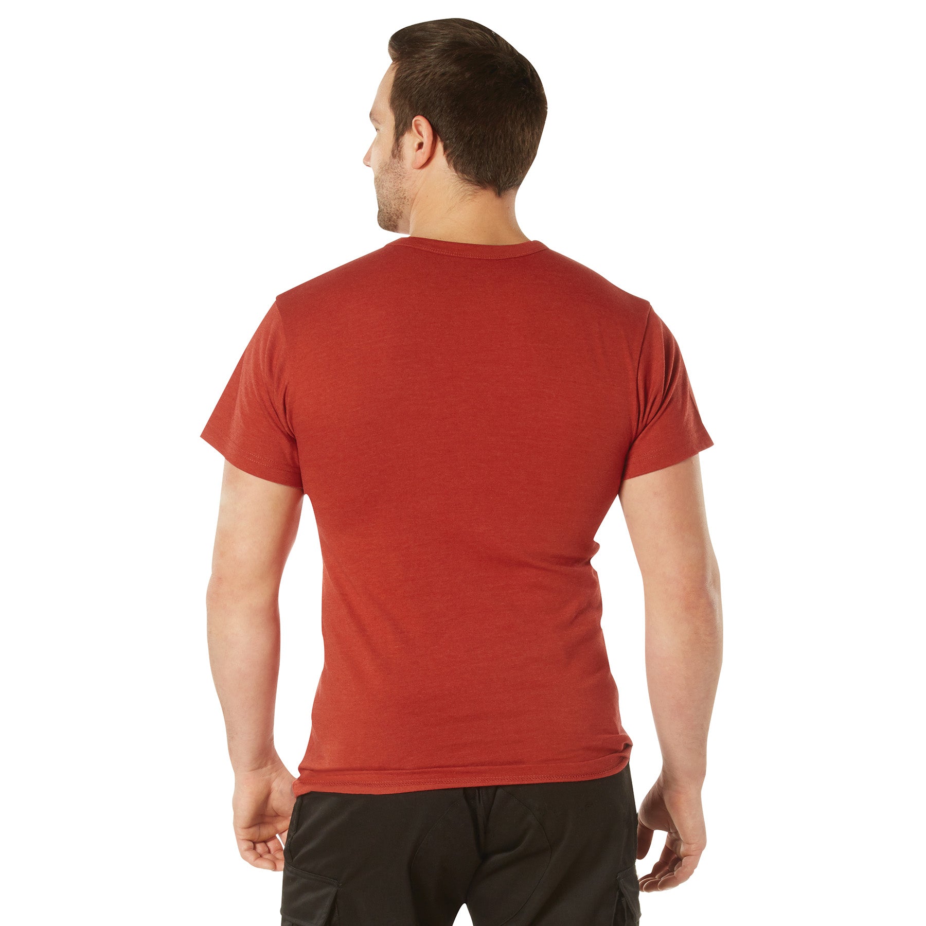 Rothco Solid Color T-Shirt with Cotton / Polyester Blend - Tactical Choice Plus