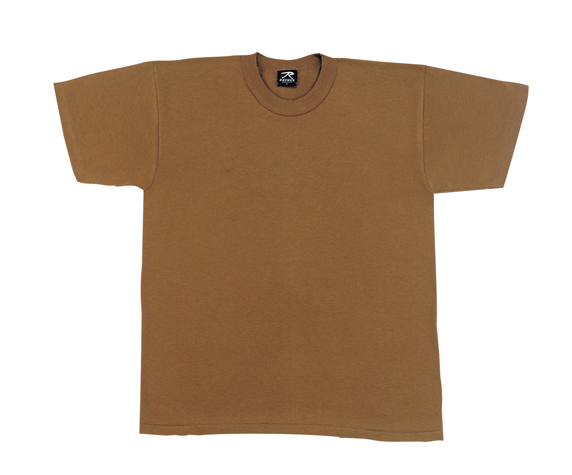 Rothco Solid Color T-Shirt with Cotton / Polyester Blend - Tactical Choice Plus