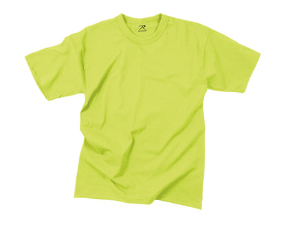 Solid Color T-Shirt with Cotton / Polyester Blend