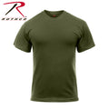 Rothco Solid Color T-Shirt with Cotton / Polyester Blend - Tactical Choice Plus