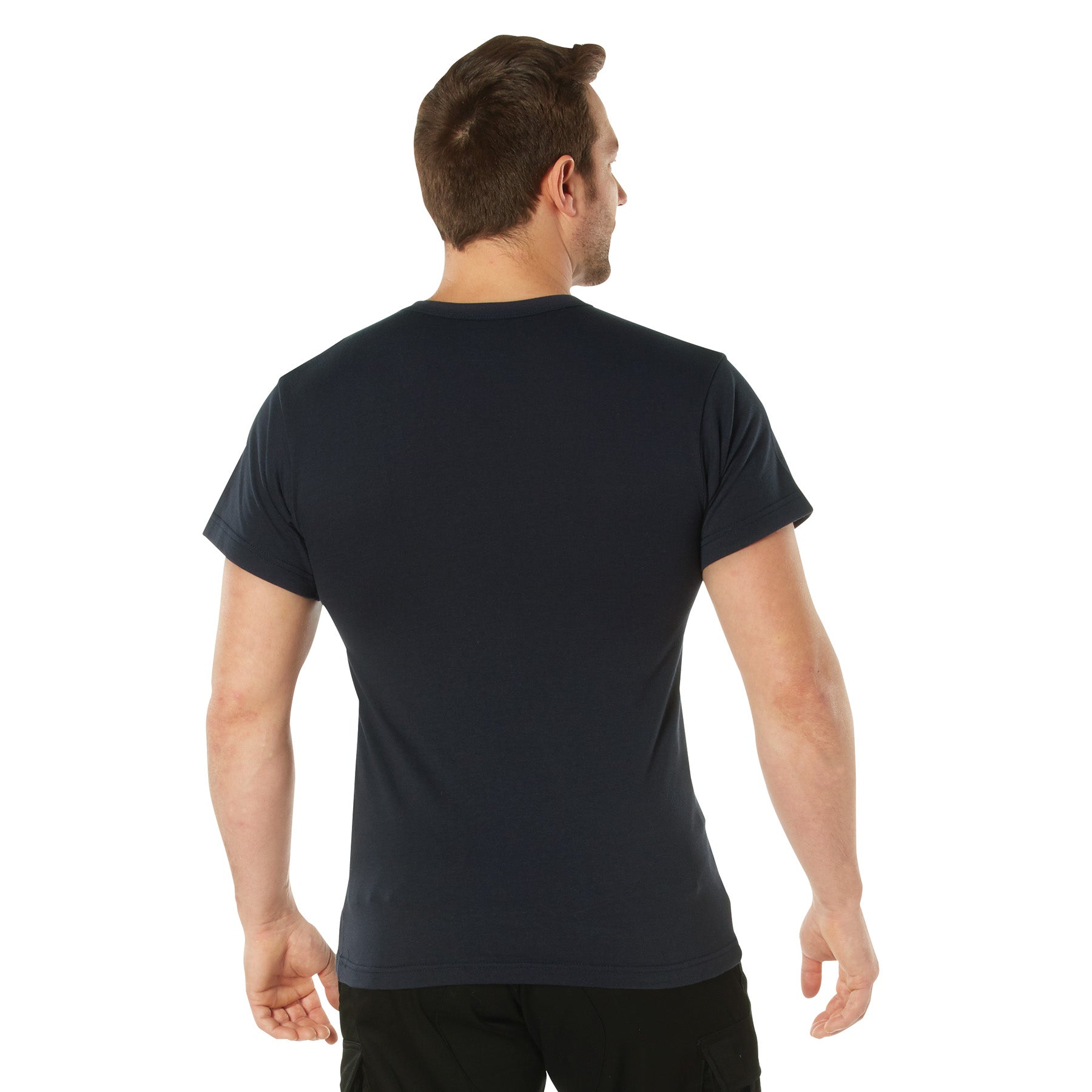 Rothco Solid Color T-Shirt with Cotton / Polyester Blend - Tactical Choice Plus