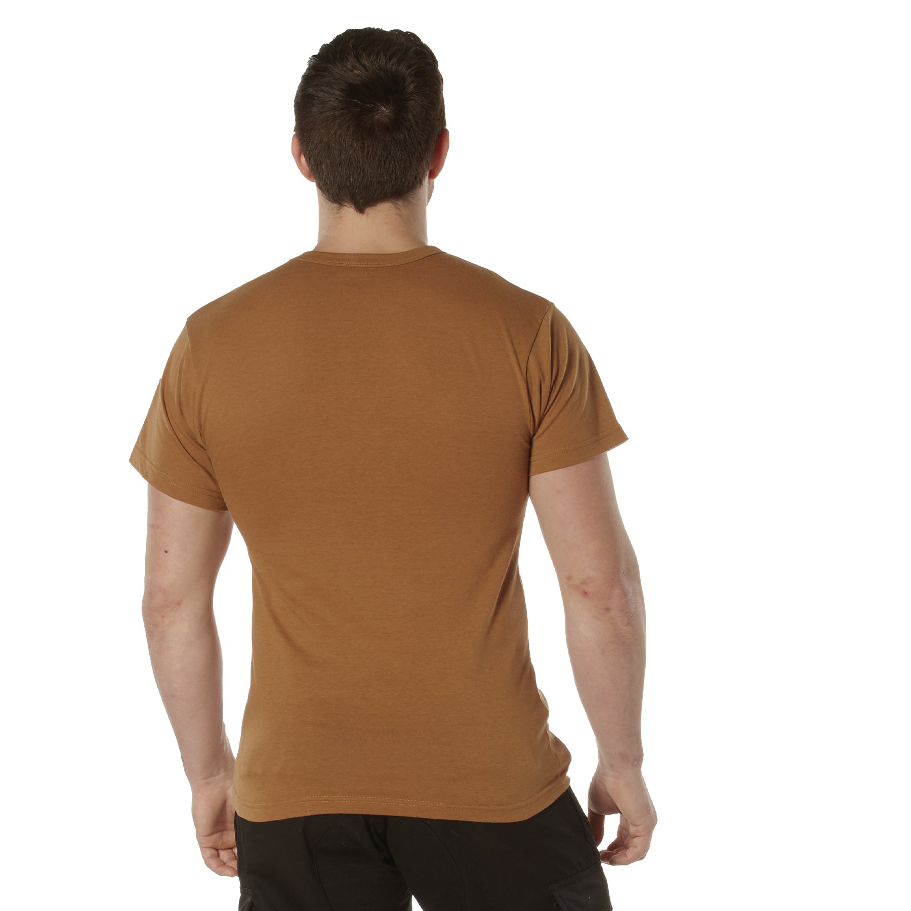 Rothco Solid Color T-Shirt with Cotton / Polyester Blend - Tactical Choice Plus