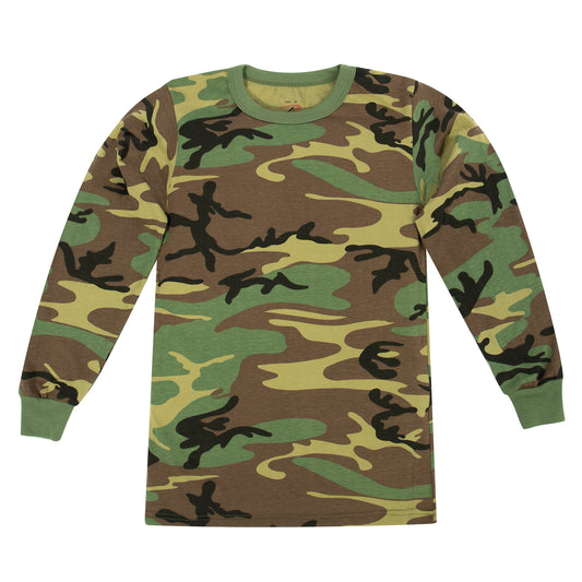 Kids Long Sleeve Camo T-Shirt - Tactical Choice Plus