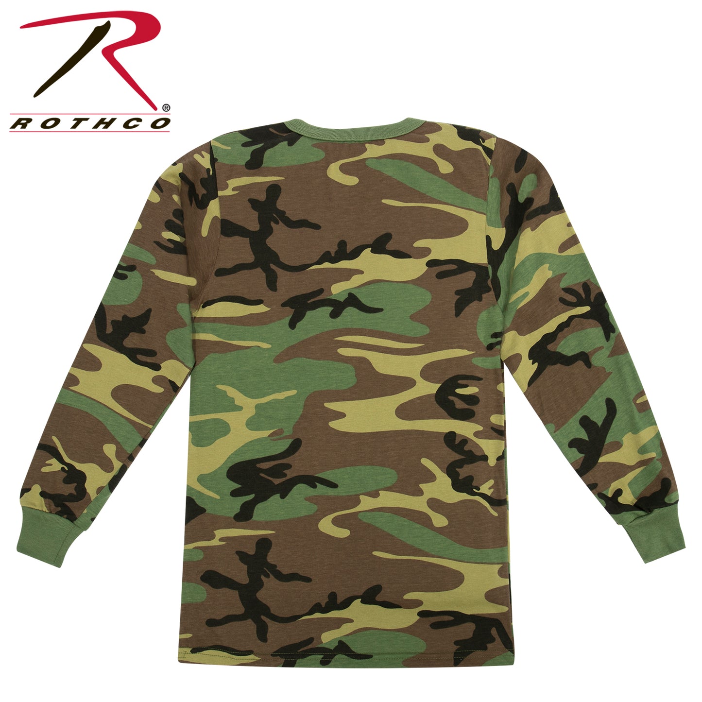 Kids Long Sleeve Camo T-Shirt