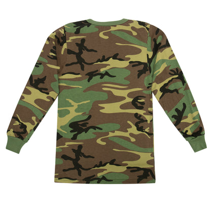Kids Long Sleeve Camo T-Shirt