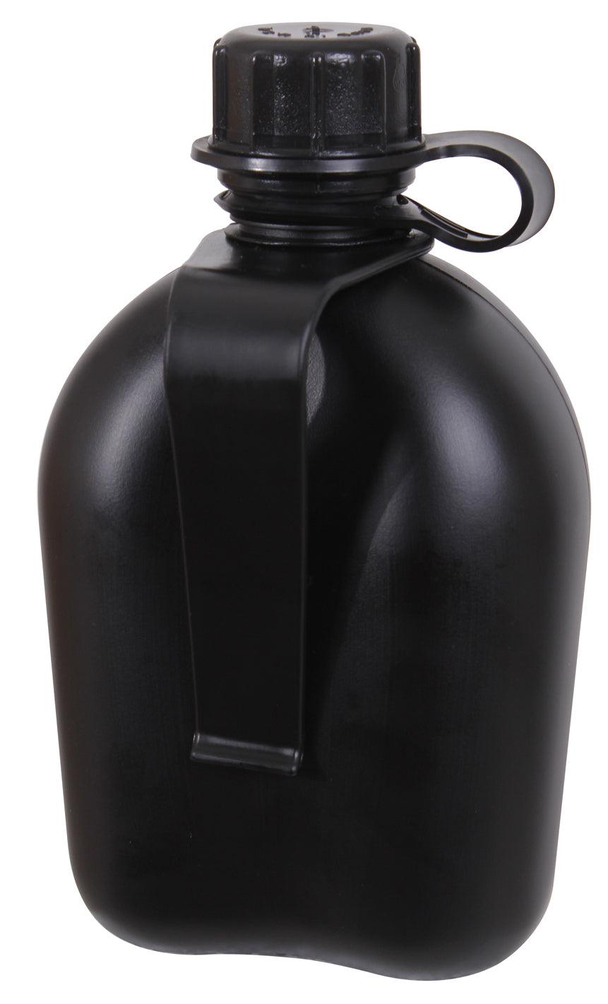 3 Piece G.I. Plastic Canteen With Clip - Tactical Choice Plus