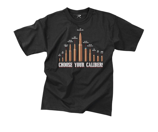 Rothco Vintage 'Choose Your Caliber' T-Shirt - Tactical Choice Plus