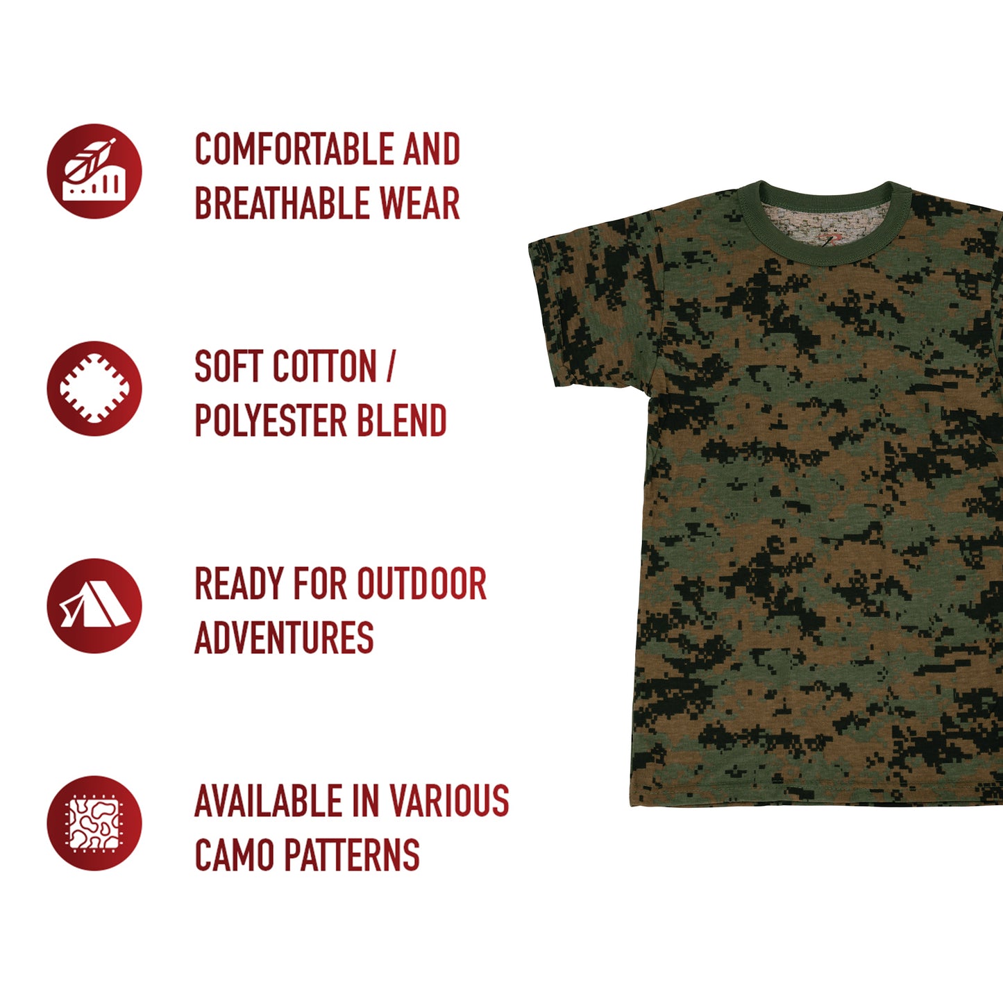 Kids Digital Camo T-Shirt