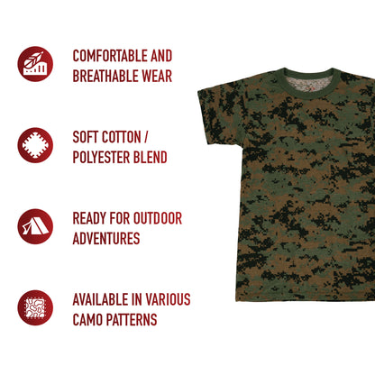 Kids Digital Camo T-Shirt