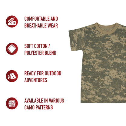 Kids Digital Camo T-Shirt