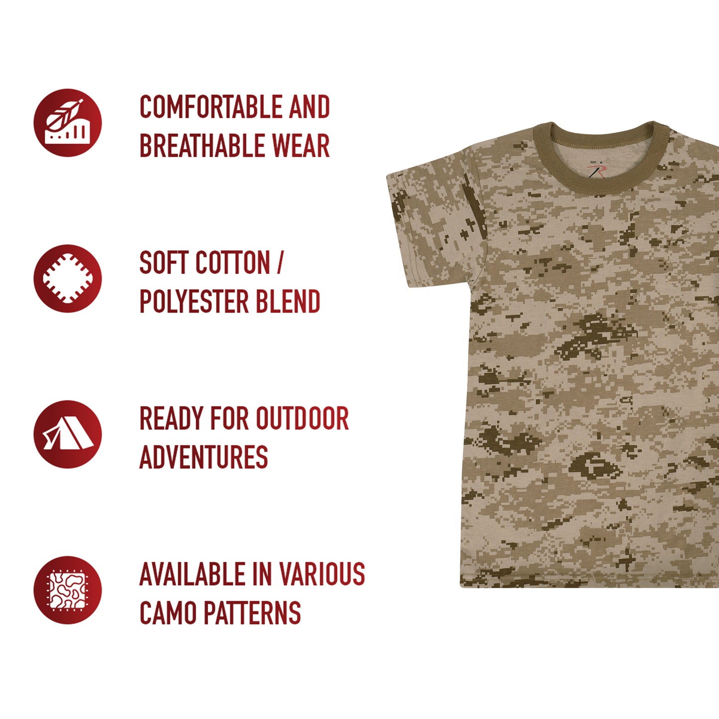Kids Digital Camo T-Shirt