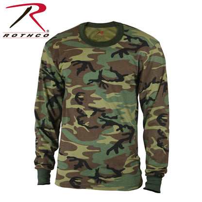 Kids Long Sleeve Camo T-Shirt