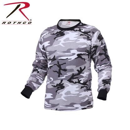 Long Sleeve Color Camo T-Shirt