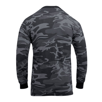 Long Sleeve Color Camo T-Shirt