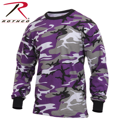 Long Sleeve Color Camo T-Shirt