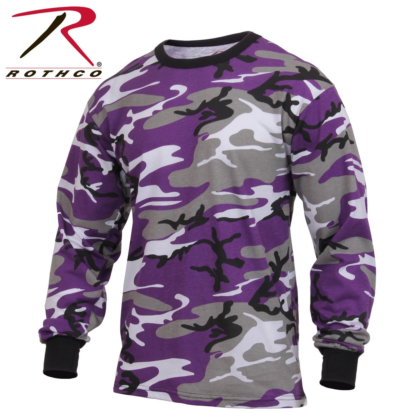 Long Sleeve Color Camo T-Shirt