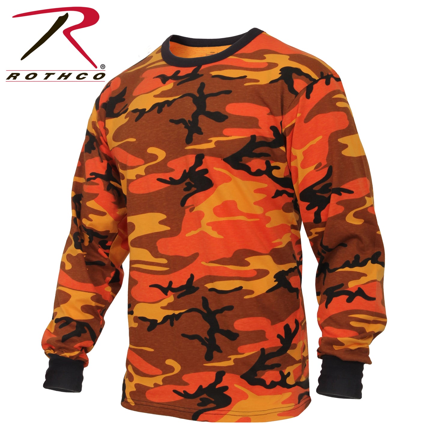 Long Sleeve Color Camo T-Shirt