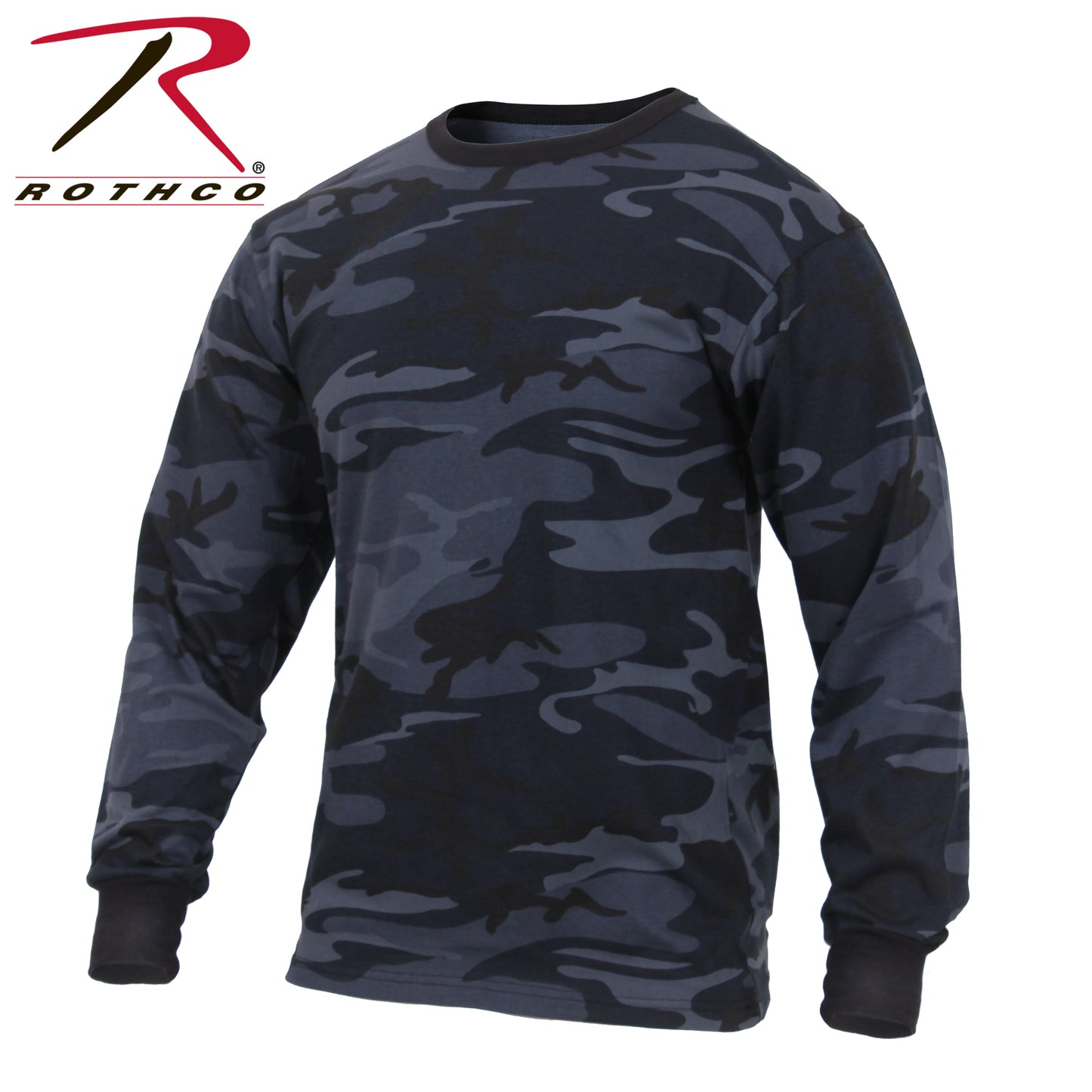 Long Sleeve Color Camo T-Shirt
