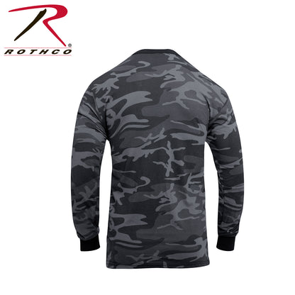 Long Sleeve Color Camo T-Shirt