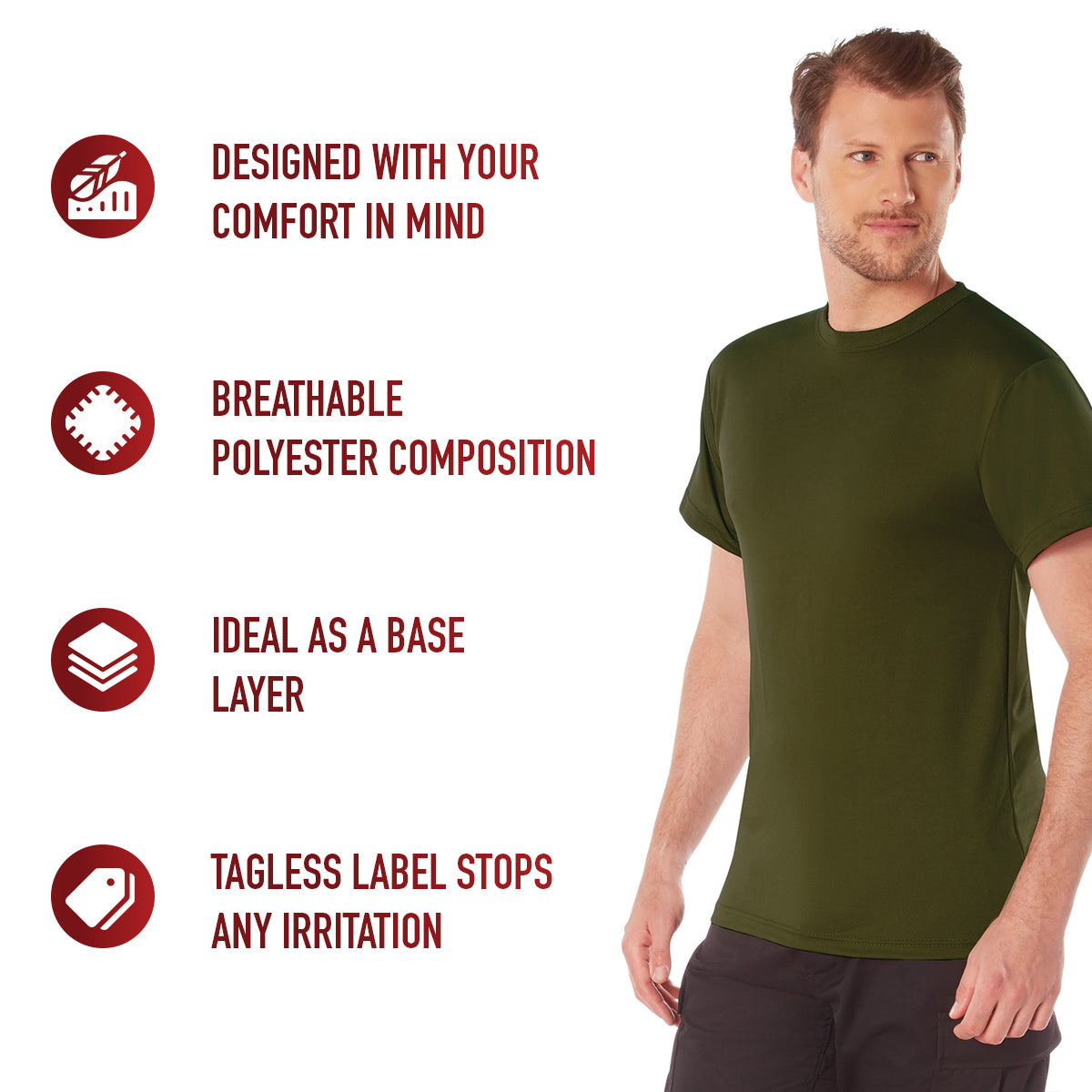 Quick Dry Moisture Wicking T-Shirt