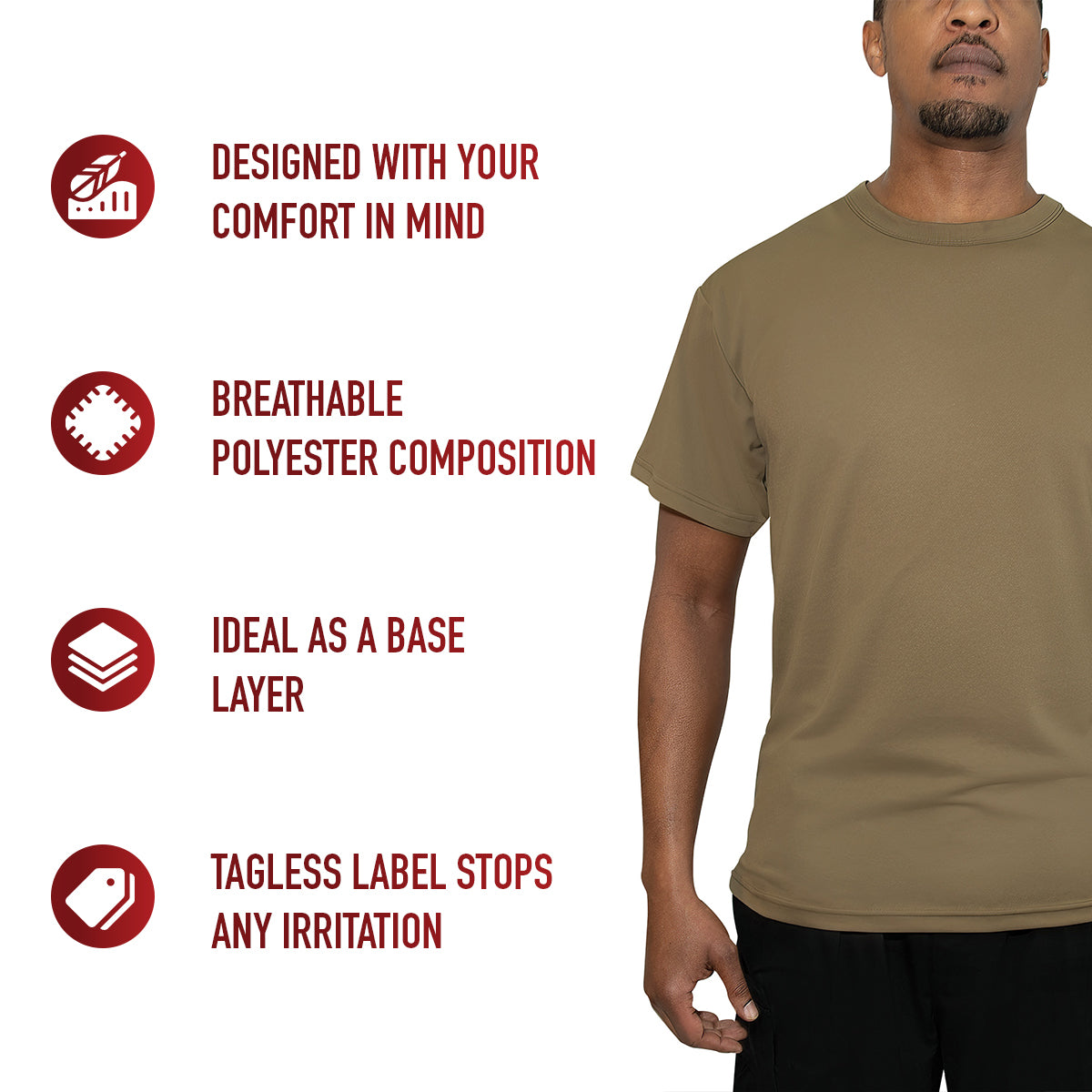 Quick Dry Moisture Wicking T-Shirt