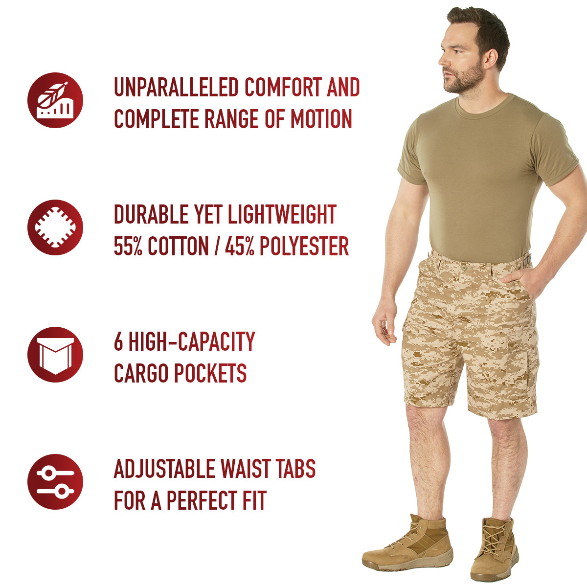 Digital Camo BDU Shorts