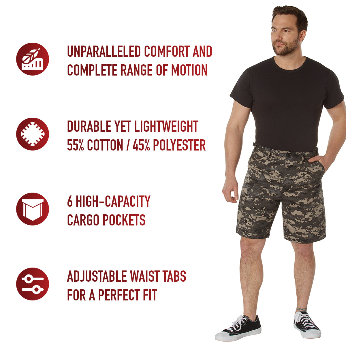 Digital Camo BDU Shorts